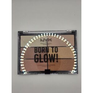 NYX Born to Glow Highlighting Palette BTGHP01 ~ 6 x (0.17oz / 4.8g) New & Sealed